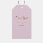 Paarse Simple Wedding Gift-Labels Cadeaulabel (Voorkant)
