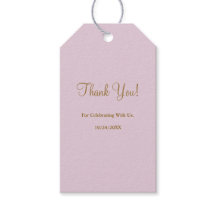 Paarse Simple Wedding Gift-Labels