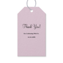 Paarse Simple Wedding Gift-Labels