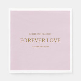 Paarse Simple Wedding Napkins Servet