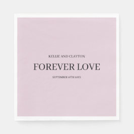 Paarse Simple Wedding Napkins Servet