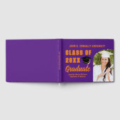 Paarse Sinaasappel Afstuderen Foto Custom Afstuder Gastenboek (Volledig)