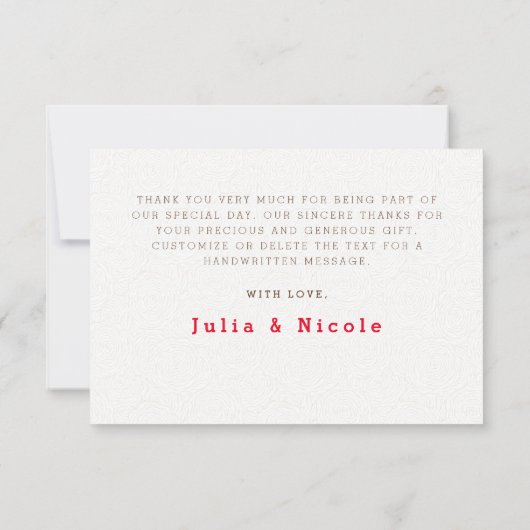 Paarse Sinaasappel Boho Wildflower Bladgroen Bruil (Achterkant)