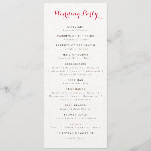 Paarse Sinaasappel Boho Wildflower Bladgroen Bruil Programmakaart (Achterkant)