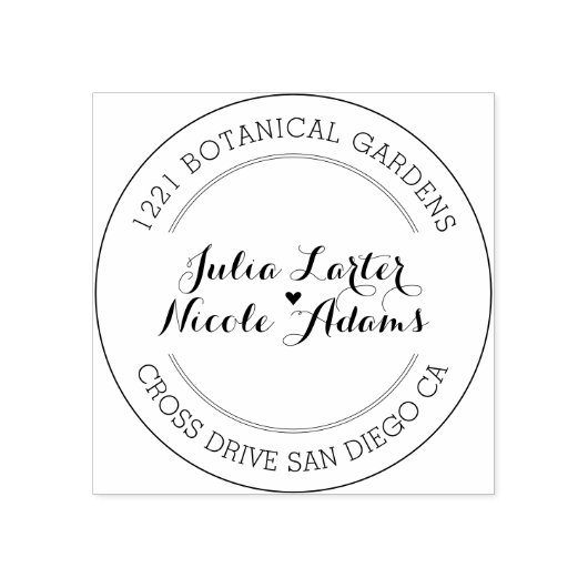 Paarse Sinaasappel Boho Wildflower Bladgroen Bruil Rubberstempel (Afrduk)