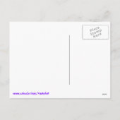 Paarse Sinterklaas Kaart (Achterkant)