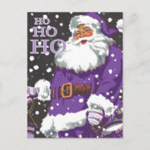 Paarse Sinterklaas Kaart (Voorkant)