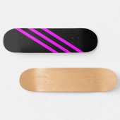 PAARSE SKATEBOARDBORD MET DRIE STREPEN PERSOONLIJK SKATEBOARD (Horizontaal)