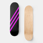 PAARSE SKATEBOARDBORD MET DRIE STREPEN PERSOONLIJK SKATEBOARD (Voorkant)