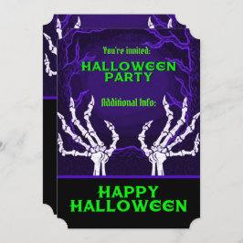 Paarse Skelethanden Kaart