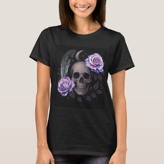 PAARSE SKULL T-Shirt (Voorkant)