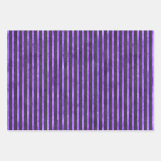 Paarse Skulls en Sunflower Series Design 5 Inpakpapier Vel (Voorkant)