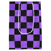 Paarse Skulls en Sunflower Series Design 8 Medium Cadeauzakje (Achterkant)