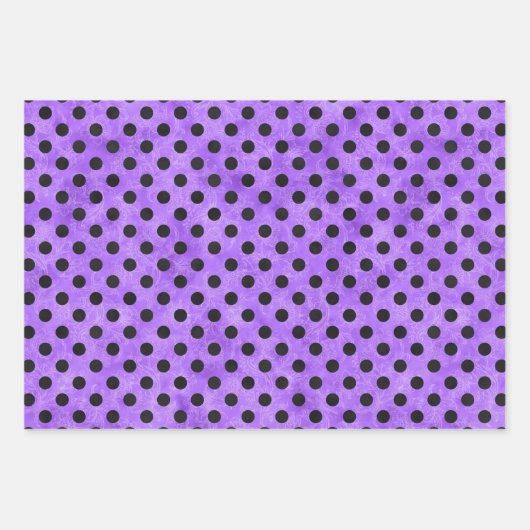 Paarse Skulls en Sunflower Series Design 9 Inpakpapier Vel (Voorkant 3)