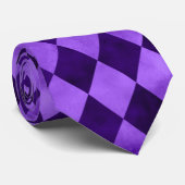 Paarse Skulls en zonnebloemserie Design 13 Stropdas (Opgerold)