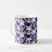 Paarse Skulls Koffiemok (Voorkant links)