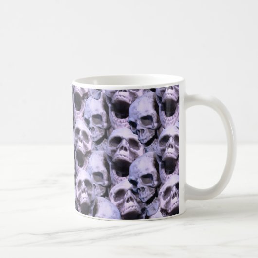 Paarse Skulls Koffiemok (Rechts)