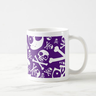 Paarse Skulls Koffiemok