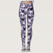 Paarse Skulls Leggings (Voorkant)
