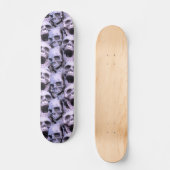 Paarse Skulls Skateboard (Voorkant)