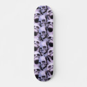Paarse Skulls Skateboard (Voorkant)