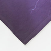 Paarse Sky Lightning Fleece Blanket Deken (Hoek)