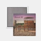 Paarse Sky Magneet (Voorkant / Achterkant)