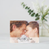 Paarse Sla het Briefkaart Datum op (Staand voorkant)