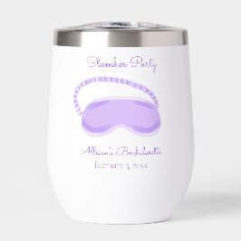 Paarse Slaapmasker Bachelorette Slumber Party