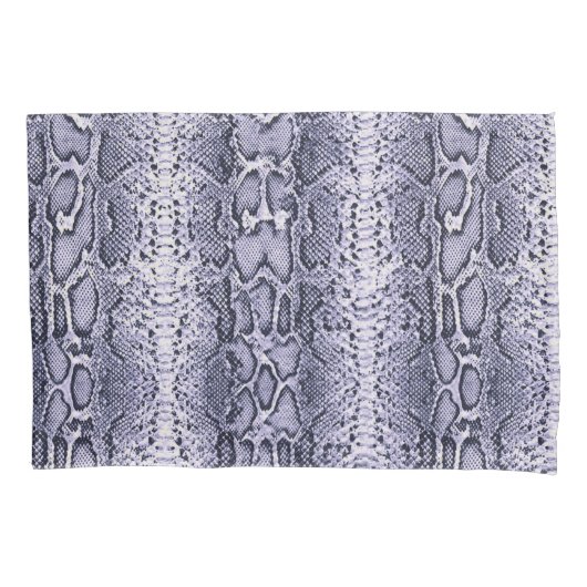 Paarse slang — Dierenafdrukken Kussensloop (Voorkant-Links)