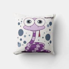 Paarse slang Polyester Sierkussen 16 x 16 inch