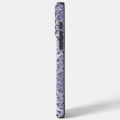 Paarse Slangenhuid Dierenprint Case-Mate iPhone Case (Achterkant / Links)