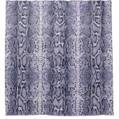 Paarse Slangenhuid Dierenprint Douchegordijn (Voorkant)