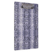 Paarse Slangenhuid Dierenprint Klembord (Rechts)