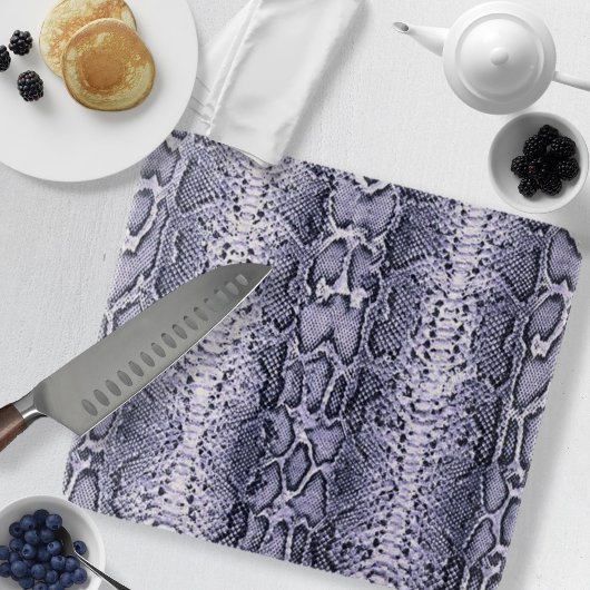 Paarse Slangenhuid Dierenprint Snijplank