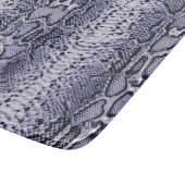 Paarse Slangenhuid Dierenprint Snijplank (Hoek)