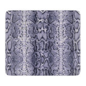 Paarse Slangenhuid Dierenprint Snijplank (Voorkant)