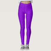 paarse slangenhuid leggings (Voorkant)