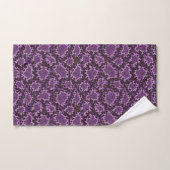 Paarse slangenprint bad handdoek (Handdoek)