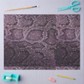 Paarse slangenschaal tissuepapier (Craft)