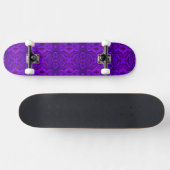 Paarse slangenstructuur SkateBoard (Horizontaal)