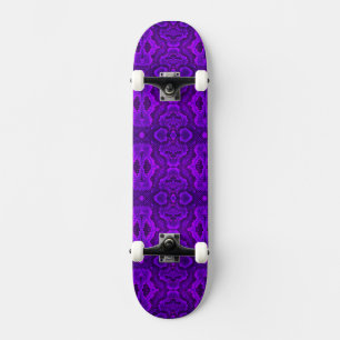 Paarse slangenstructuur SkateBoard