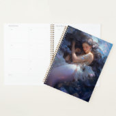 Paarse Slapen Zeemeermin Fantasy Kunst Planner (Display)