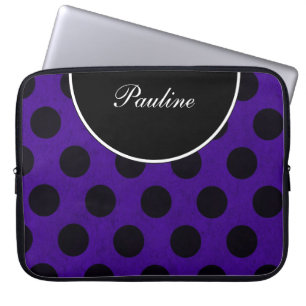 Paarse Sleeves voor laptopmonogram
