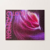 Paarse sleuf Roze tekst of foto's en tekst Legpuzzel (Horizontaal)