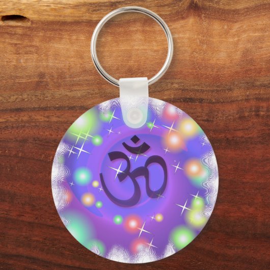 paarse sleutelhanger (Voorkant)