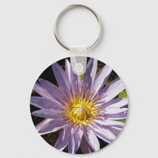 Paarse Sleutelhanger Water Lily