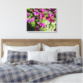 Paarse slijm en witte ventilator canvas afdruk (Insitu (Slaapkamer))