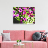 Paarse slijm en witte ventilator canvas afdruk (Insitu (Woonkamer))