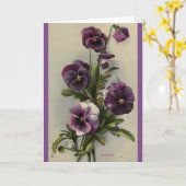 Paarse slipjes, Kaart (Gele Bloem)